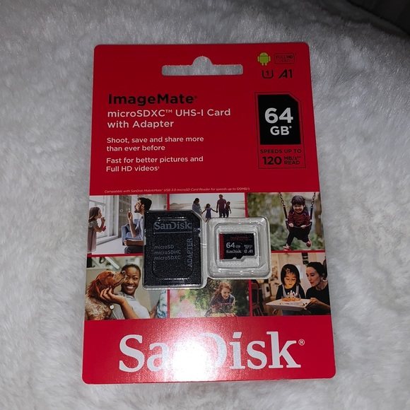 SanDisk Other - SanDisk ImageMate microSDXC UHS-I with Adapter, 64gb